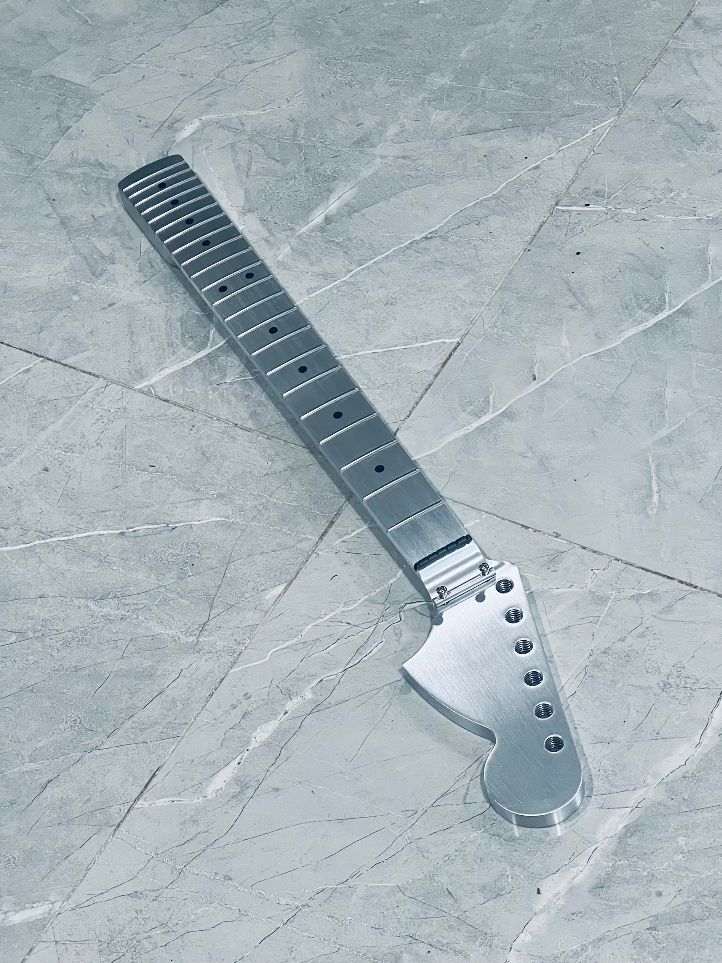 IN-STOCK: T1-Satin Finish-Solid Aluminum Mustang® & Jaguar® Replacement Neck w/Nickel Frets