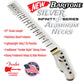 *NEW* Fender® Licensed Aluminum Baritone Neck -Silver Infinity Series- Tele® Headstock